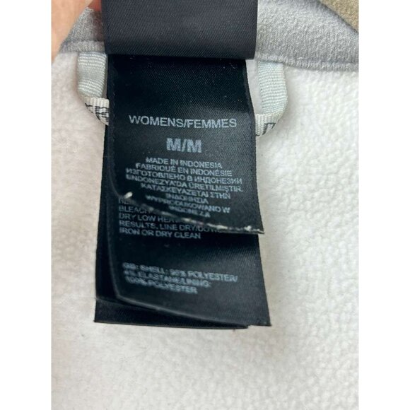 The North Face Women’s Size Medium Off White Softshell Full Zip Jacket - Picture 3 of 16